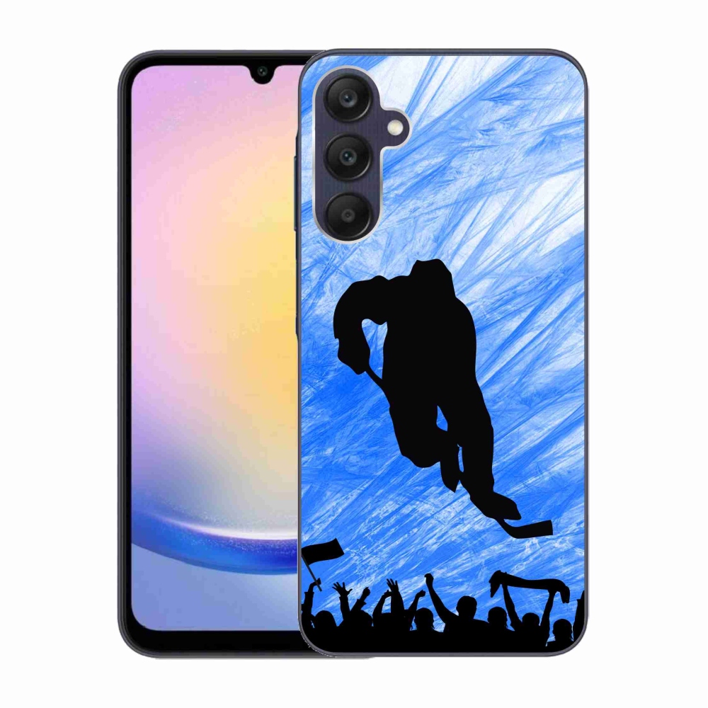 Gelový kryt mmCase na Samsung Galaxy A25 5G - hokejový hráč