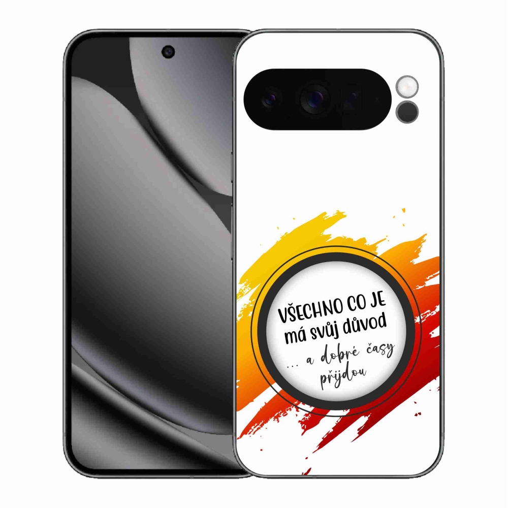 Gelový kryt mmCase na Google Pixel 10 Pro XL - citát 3 bílé pozadí
