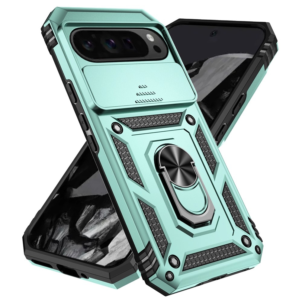 Ring odolný kryt na Google Pixel 10 Pro XL/Pixel 9 Pro XL - zelený