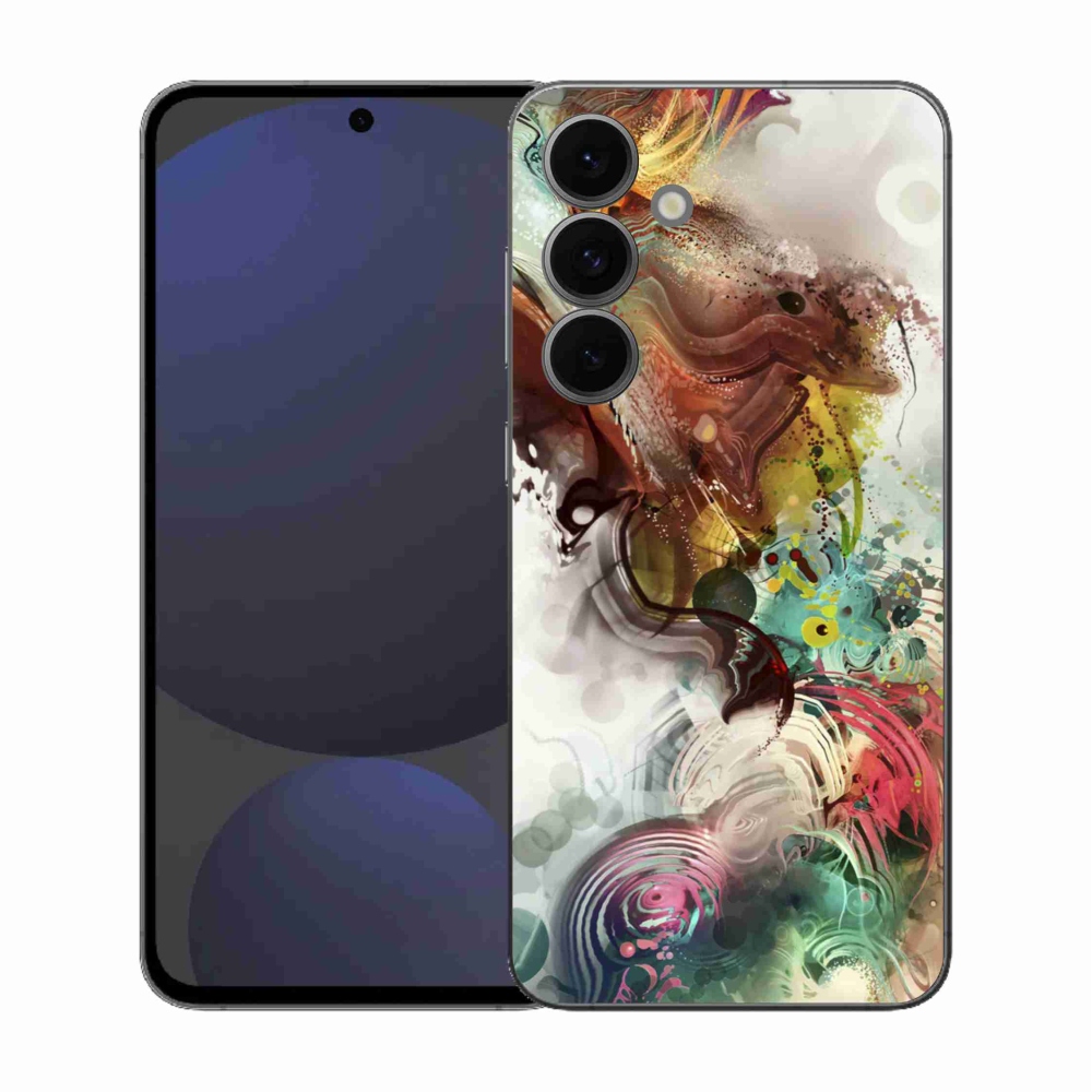Gelový kryt mmCase na Samsung Galaxy S25 FE - abstrakt 1