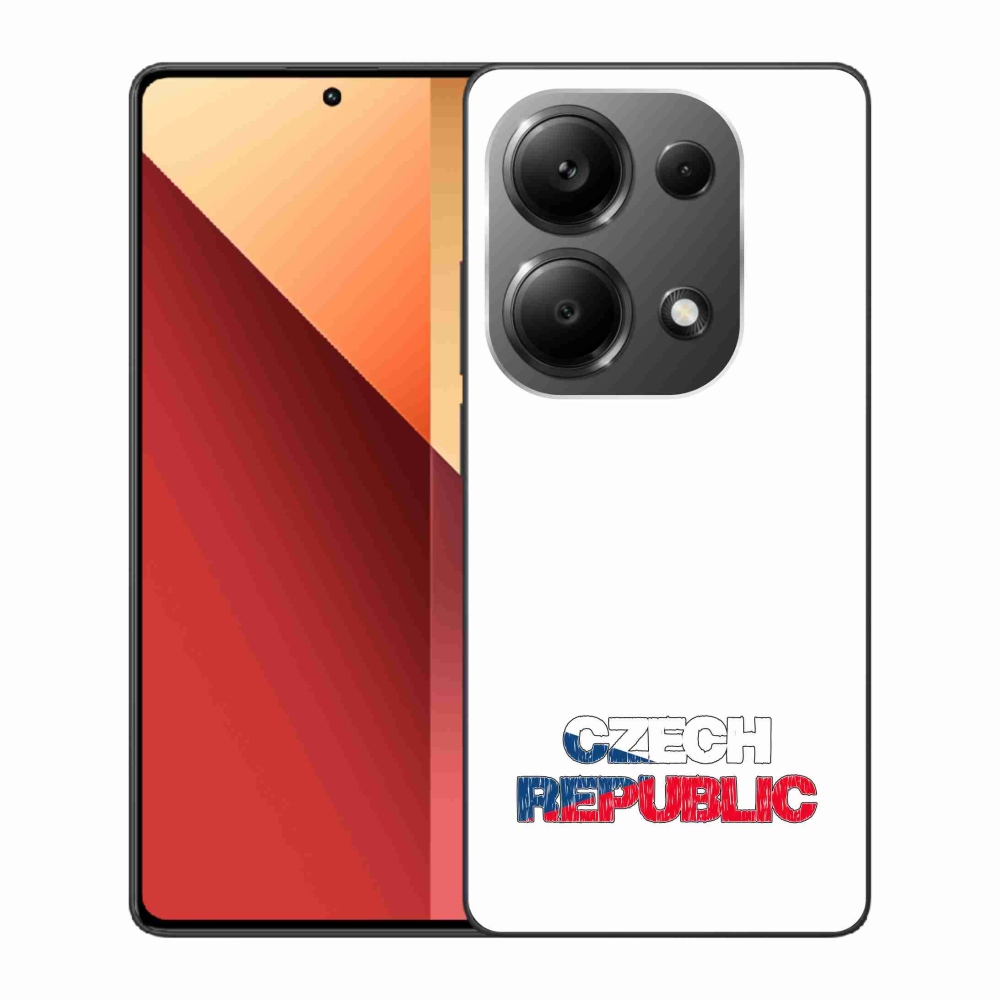 Gelový kryt mmCase na Xiaomi Redmi Note 13 Pro 4G/Poco M6 Pro  - Czech Republic bílé pozadí