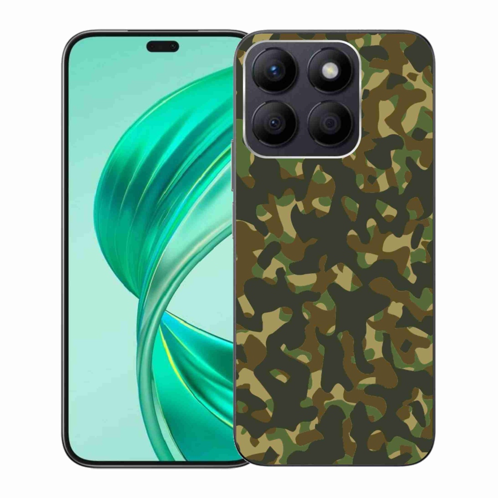 Gelový kryt mmCase na Honor X8b - maskáčový vzor 1
