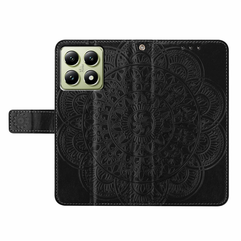 Mandala knížkové pouzdro na Xiaomi 15T - černé
