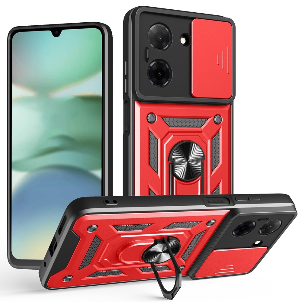 Slide odolný kryt na Xiaomi Redmi A5 (173.45x79.35x8.45mm) - červený