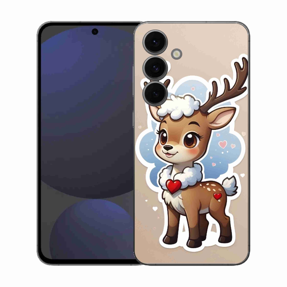 Gelový kryt mmCase na Samsung Galaxy S25 FE - kreslený sob