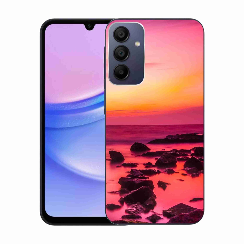 Gelový kryt mmCase na Samsung Galaxy A15 4G/5G - moře a záře