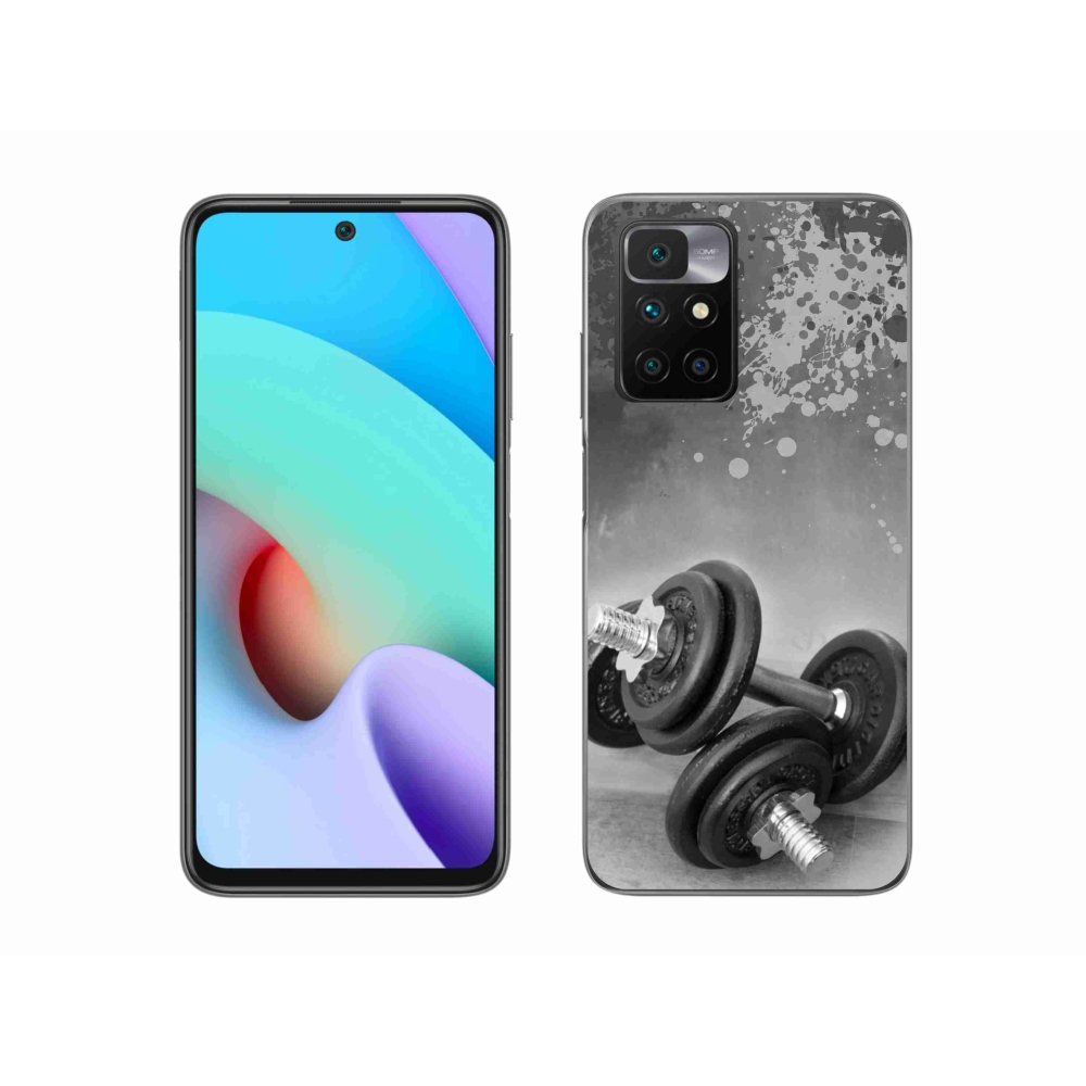 Gelový kryt mmCase na Xiaomi Redmi 10/Redmi 10 (2022) - činky 1