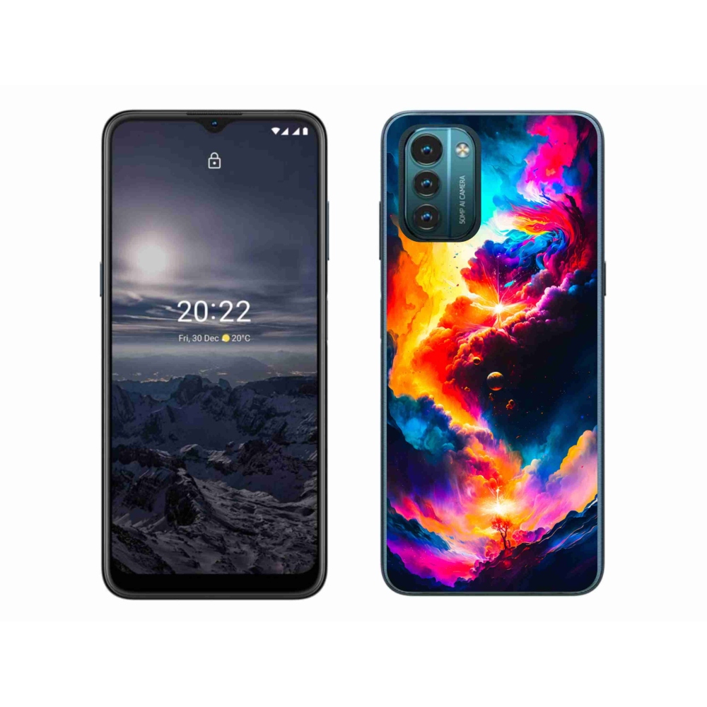 Gelový kryt mmCase na Nokia G11/G21 - abstraktní motiv