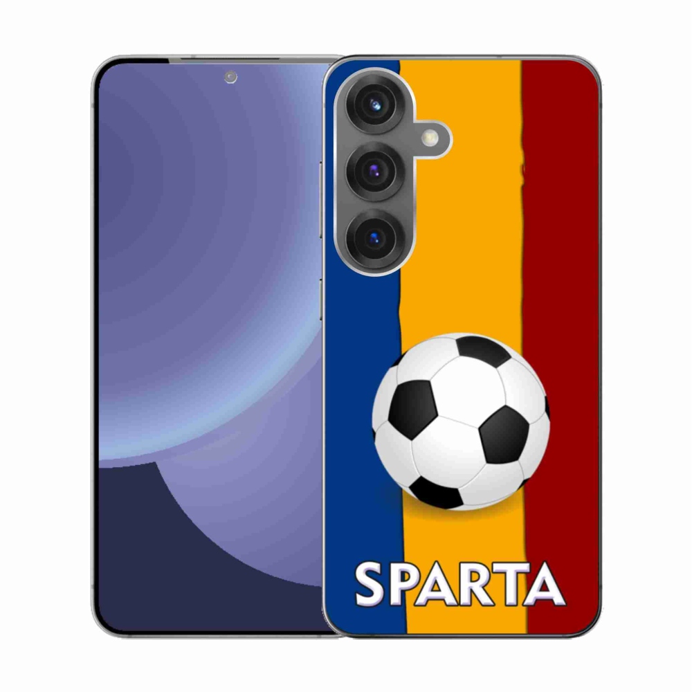 Gelový kryt mmCase na Samsung Galaxy S25 - fotbal 1