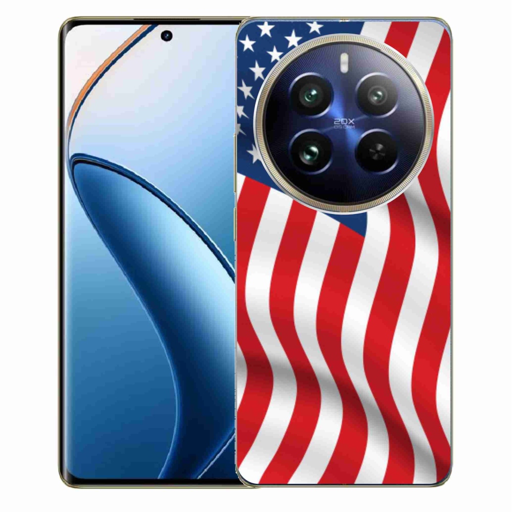 Gelový kryt mmCase na Realme 12 Pro 5G/12 Pro+ 5G - USA vlajka
