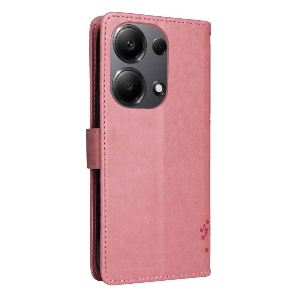 Trees knížkové pouzdro na Xiaomi Redmi Note 13 Pro 4G/Poco M6 Pro - růžové