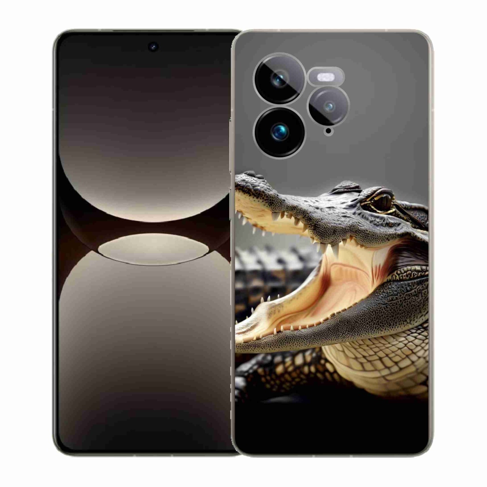 Gelový kryt mmCase na Realme GT 7 Pro 5G - krokodýl