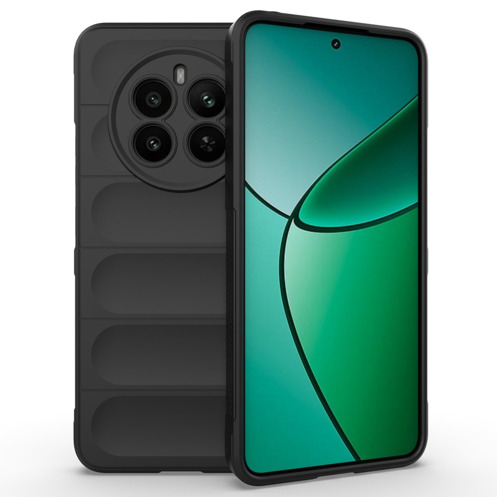 Rugg odolný gelový obal na Realme 12+ 5G - černý