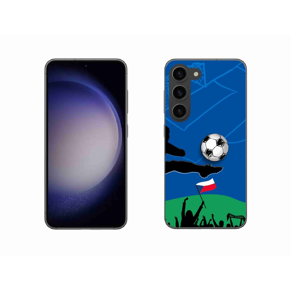 Gelový kryt mmCase na Samsung Galaxy S23 5G - fanoušci fotbalu