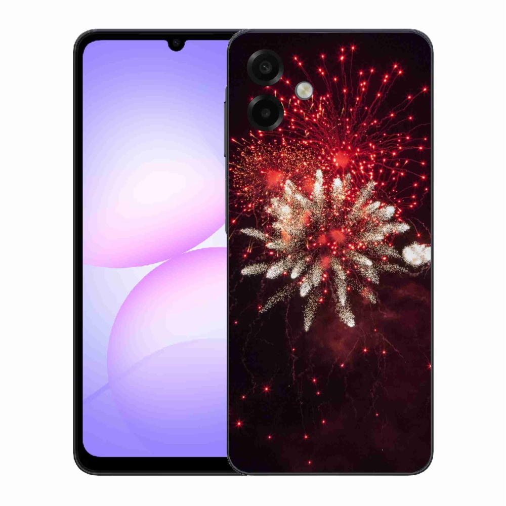 Gelový kryt mmCase na Samsung Galaxy A07 4G - ohňostroj