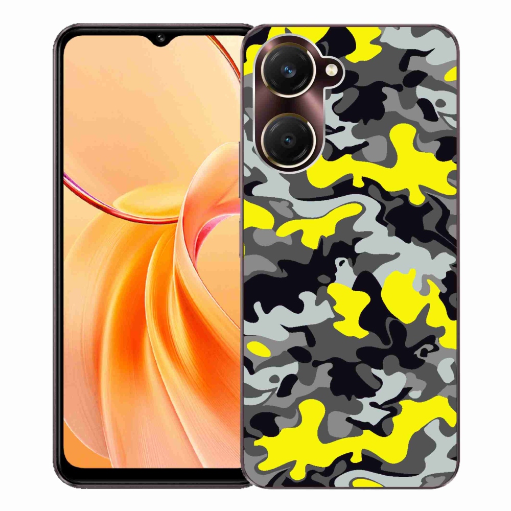 Gelový kryt mmCase na Vivo Y28s 5G - maskáčový vzor 6