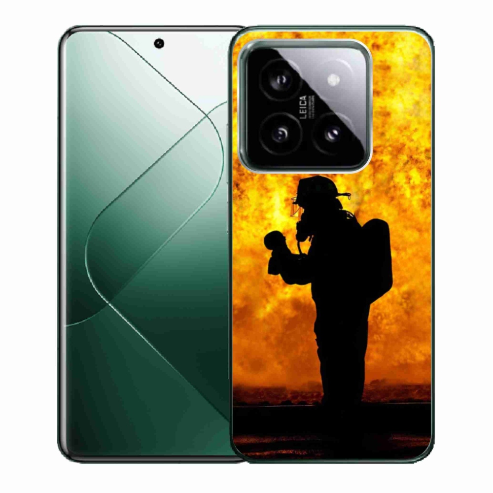Gelový kryt mmCase na Xiaomi 14 - hasič