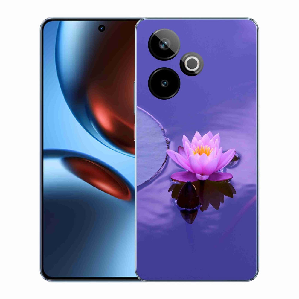 Gelový kryt mmCase na Realme GT 7 5G/GT 7T 5G - květ na hladině