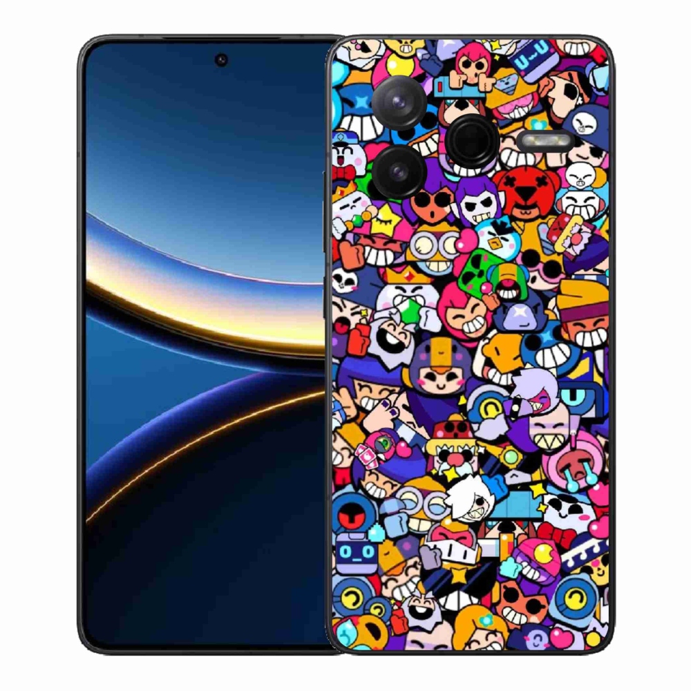 Gelový kryt mmCase na Xiaomi Poco F7 Pro - brawl stars 2