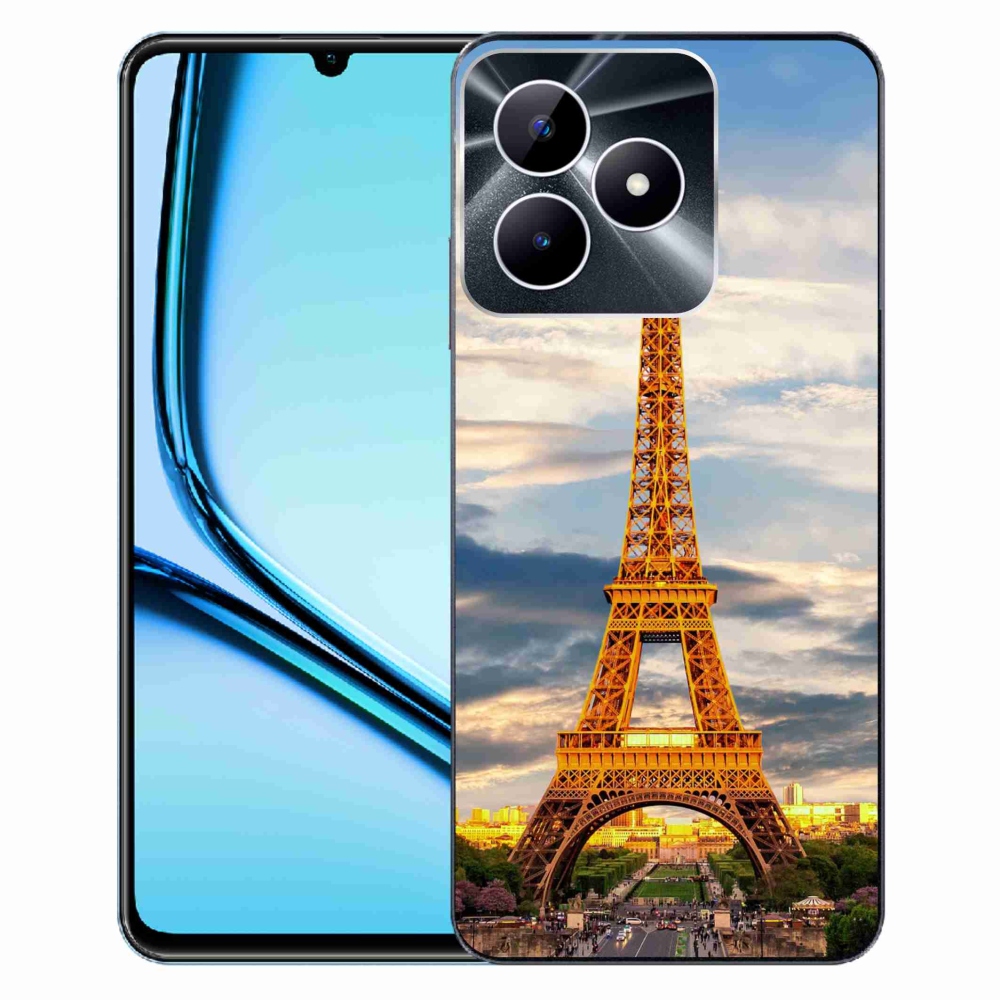 Gelový kryt mmCase na Realme Note 50 - eiffelova věž 3