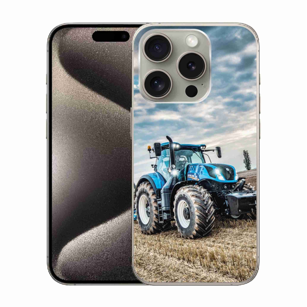 Gelový kryt mmCase na iPhone 15 Pro - traktor 2
