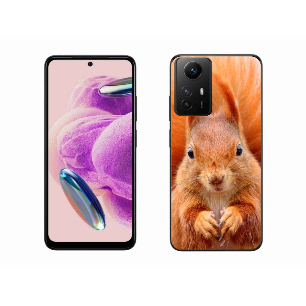 Gelový kryt mmCase na Xiaomi Redmi Note 12S - veverka