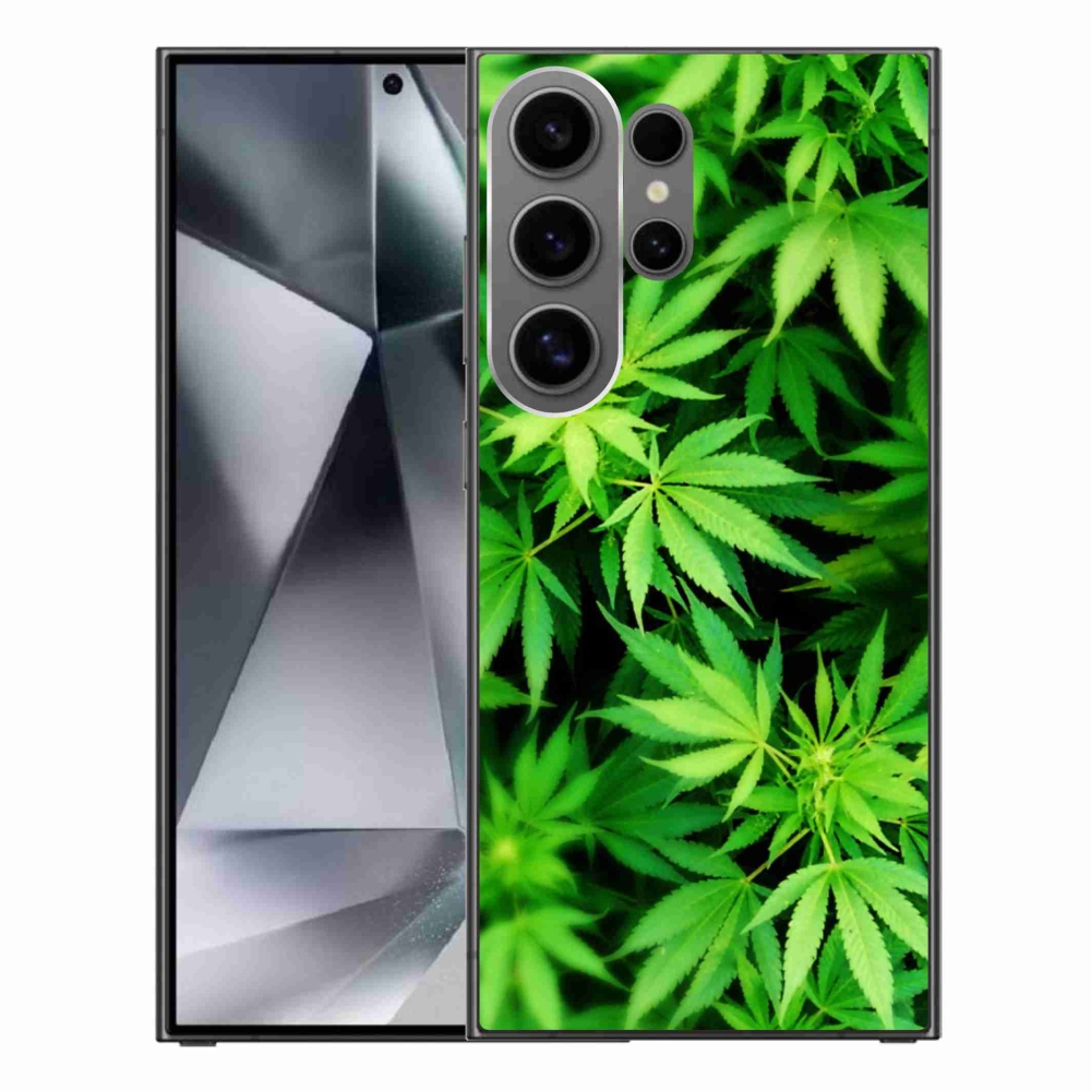 Gelový kryt mmCase na Samsung Galaxy S24 Ultra - konopí 3
