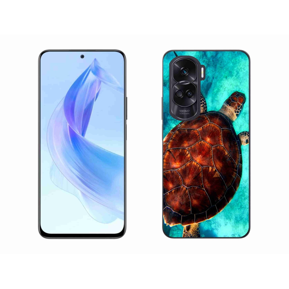 Gelový kryt mmCase na Honor 90 Lite - želva