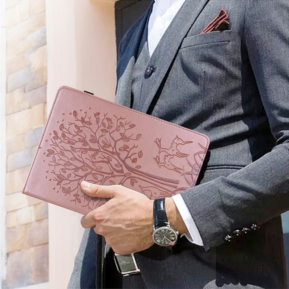 Tree zavírací pouzdro na tablet Xiaomi Pad 7/7 Pro - růžovozlaté