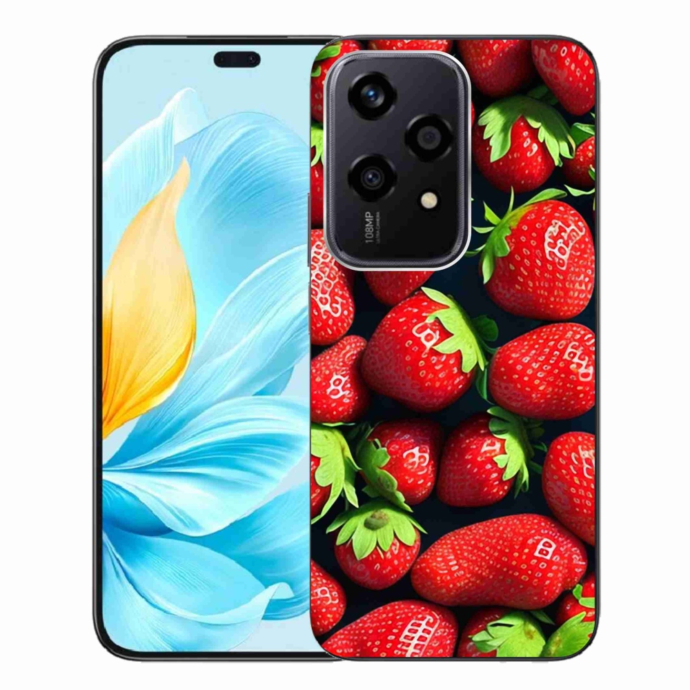 Gelový kryt mmCase na Honor 200 Lite 5G - jahody