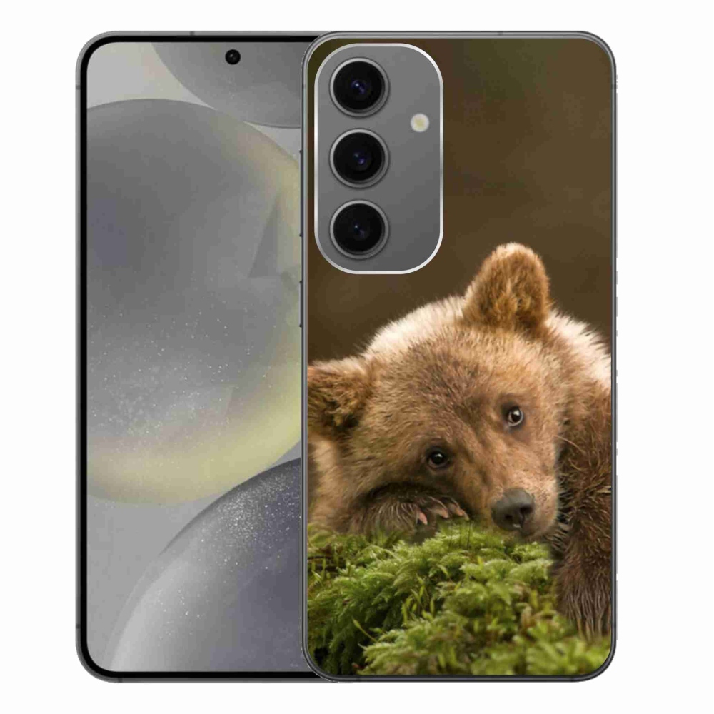 Gelový kryt mmCase na Samsung Galaxy S24+ - medvěd