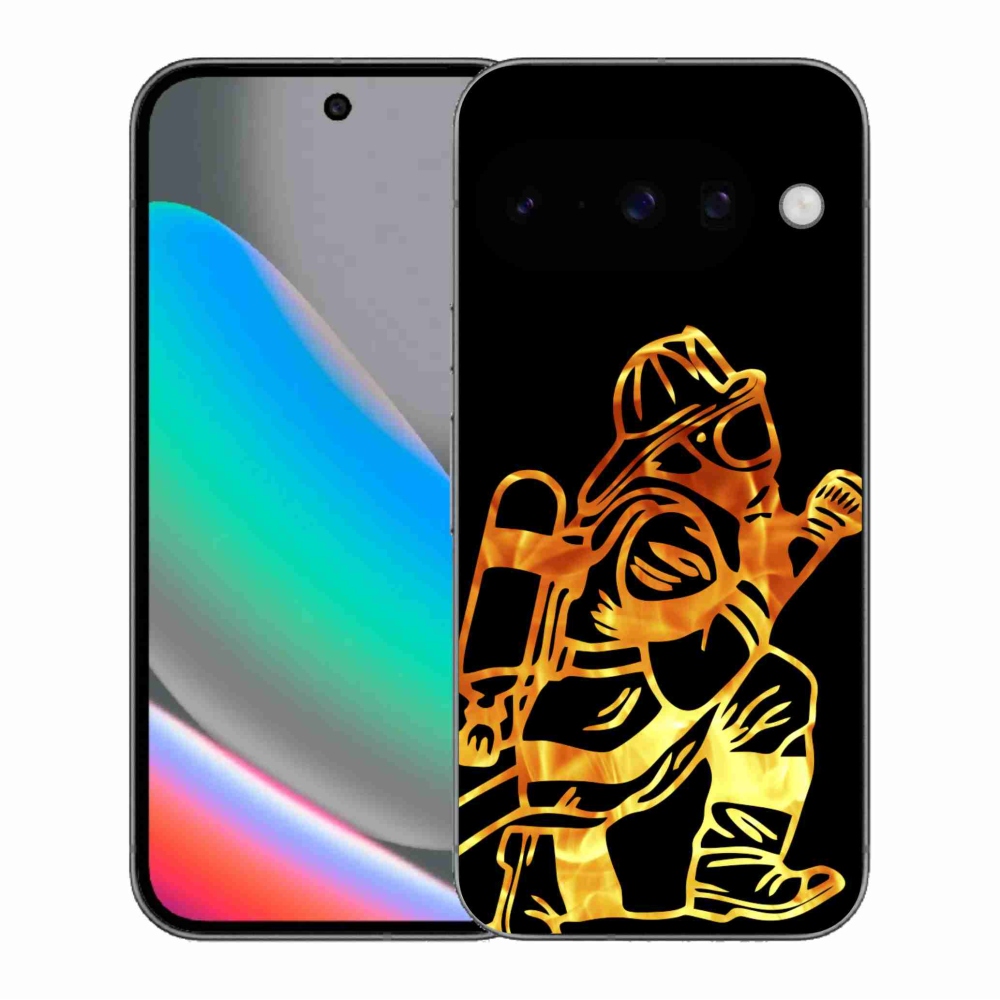 Gelový kryt mmCase na Google Pixel 10 - hasič 1