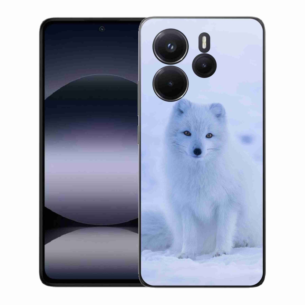 Gelový kryt mmCase na Xiaomi Redmi Note 14 - polární liška