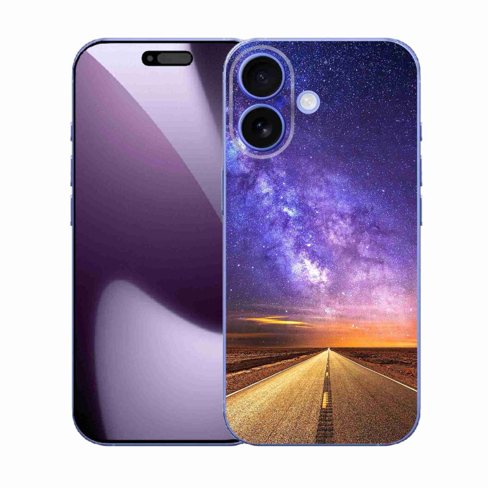 Gelový kryt mmCase na iPhone 17 - americká silnice
