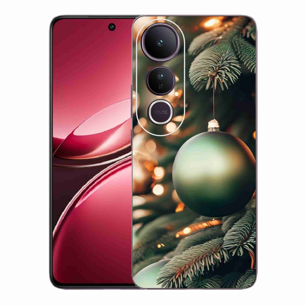 Gelový kryt mmCase na Vivo V50 Lite 4G/5G - vánoční ozdoby 1