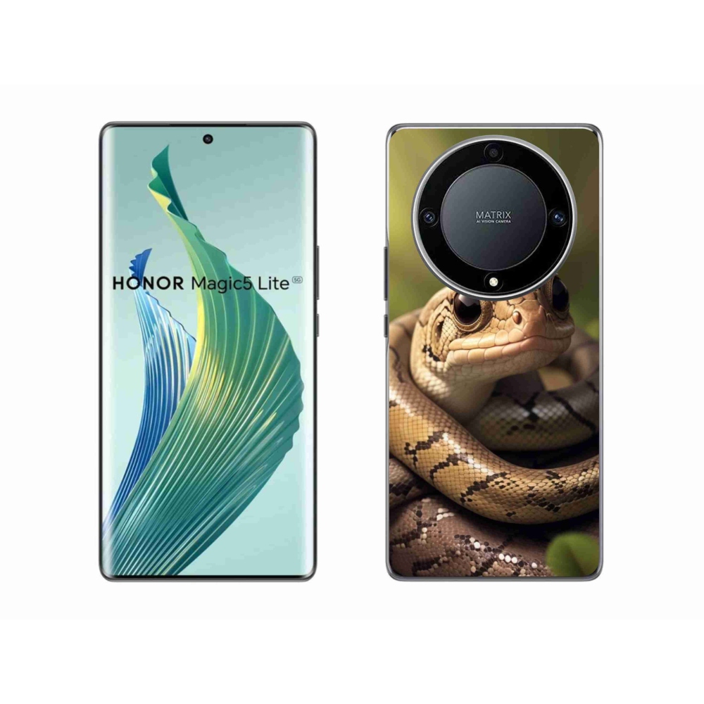 Gelový kryt mmCase na Honor Magic 5 Lite 5G - had 1