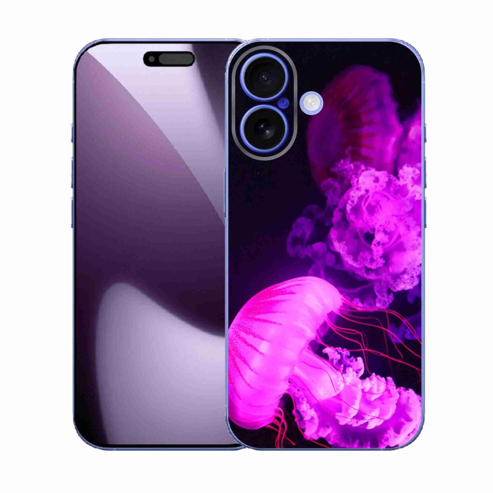 Gelový kryt mmCase na iPhone 17 - medúza 1