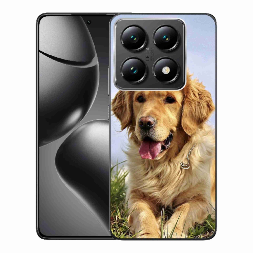 Gelový kryt mmCase na Xiaomi 14T Pro - zlatý retrívr