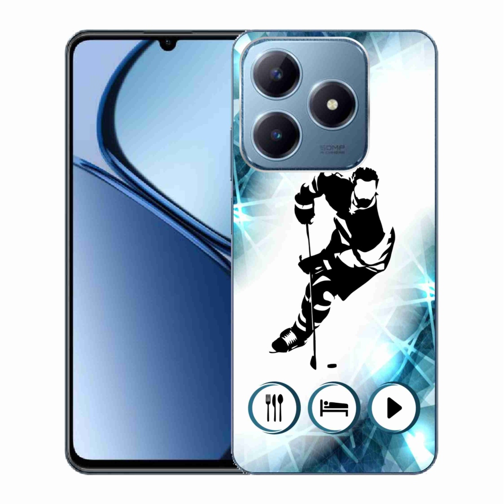 Gelový kryt mmCase na Realme C63 - hokej 1