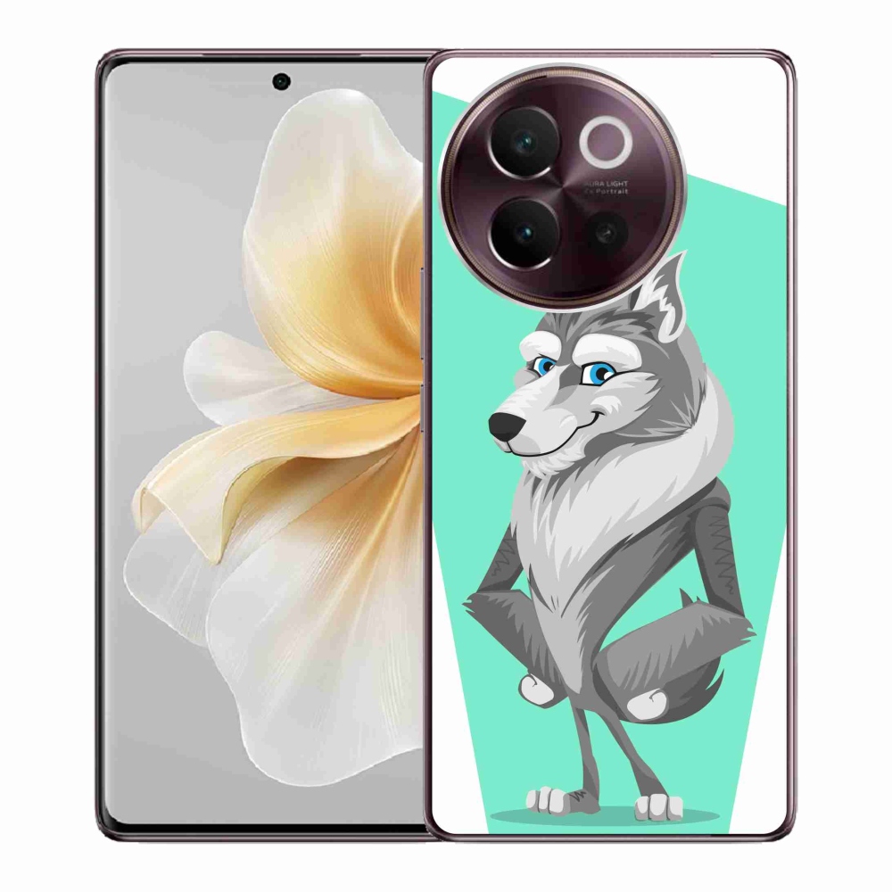 Gelový kryt mmCase na Vivo V40 Lite 5G - kreslený vlk