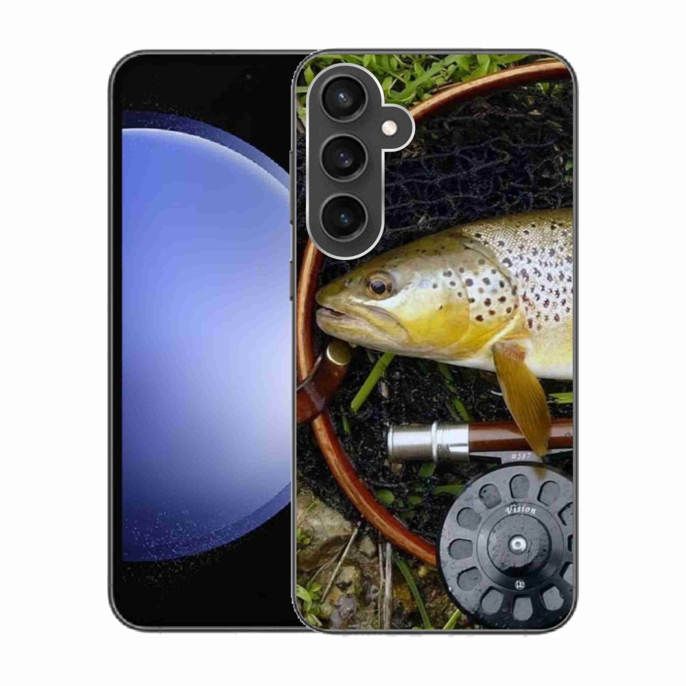 Gelový obal mmCase na Samsung Galaxy S23 FE - pstruh 2
