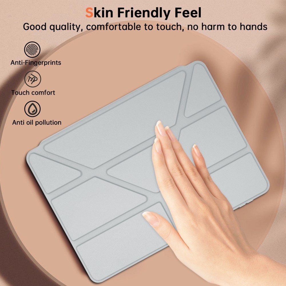 Origami chytré polohovací pouzdro na tablet Xiaomi Pad 7/7 Pro - šedé