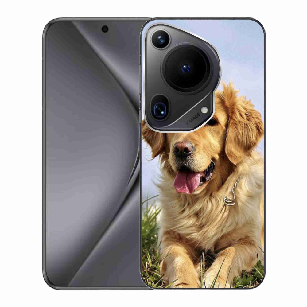 Gelový obal mmCase na Huawei Pura 70 Ultra - zlatý retrívr
