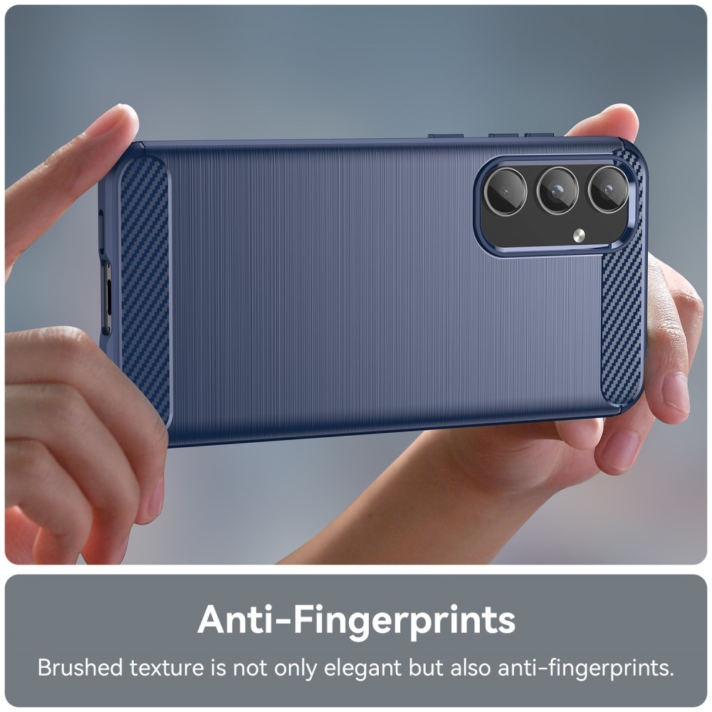 Carbon odolný gelový obal Samsung Galaxy A55 5G - modrý