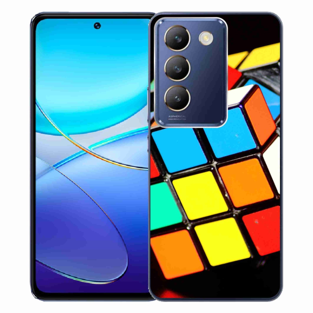 Gelový obal mmCase na Vivo V40 SE 4G/5G - rubikova kostka