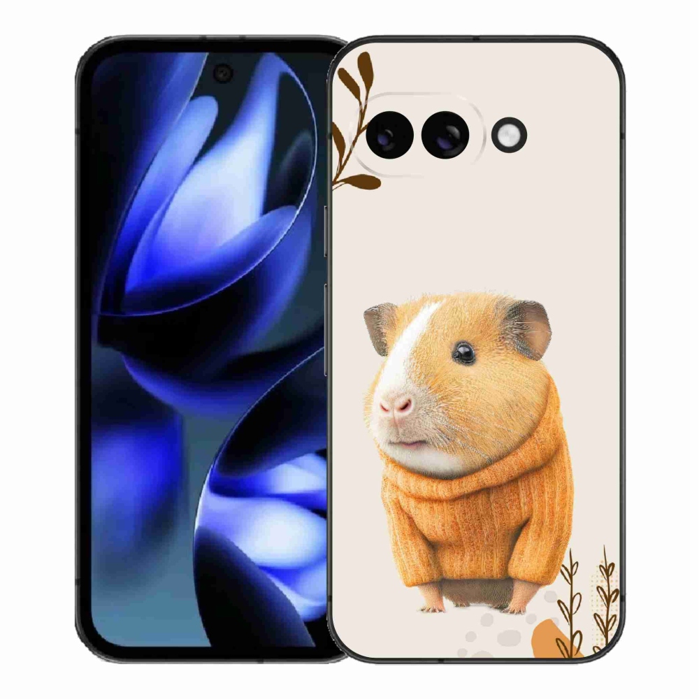 Gelový kryt mmCase na Google Pixel 9a - morče ve svetru