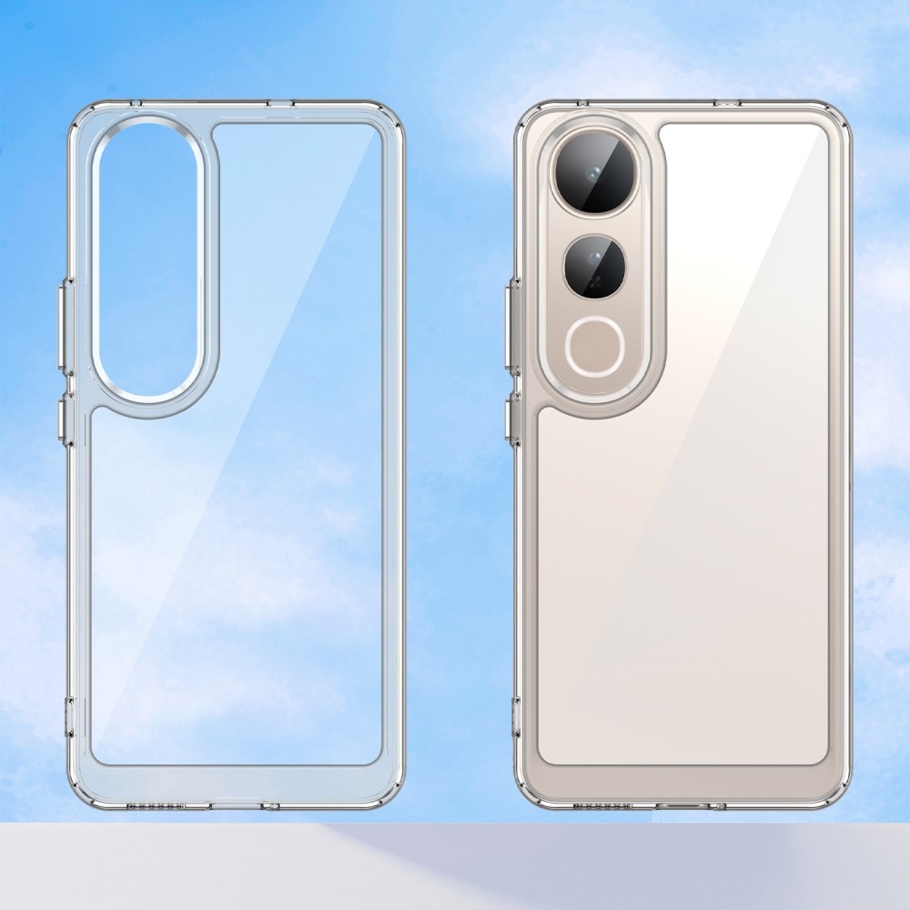 Gelový obal s pevnými zády na Vivo V50 Lite 4G/5G - průhledný