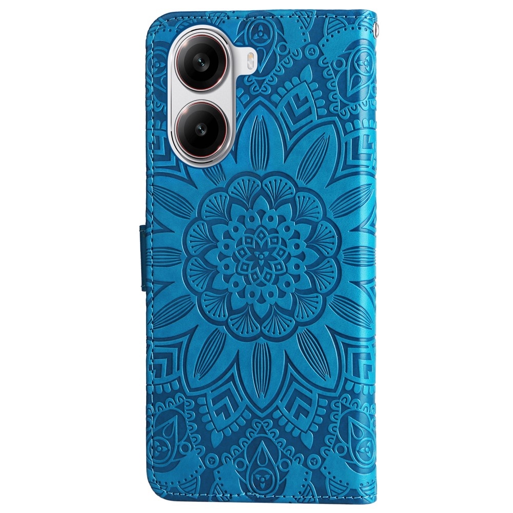 Sunflower knížkové pouzdro na Xiaomi Poco X7 Pro 5G - modré