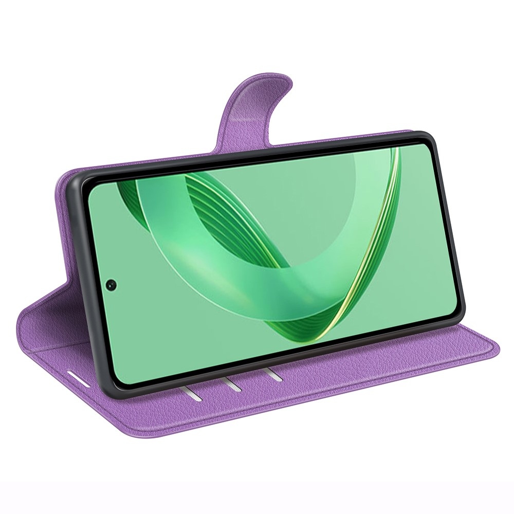 Litchi knížkové pouzdro na Huawei Nova 12 SE - fialové