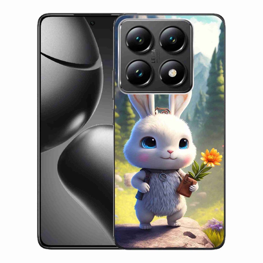 Gelový kryt mmCase na Xiaomi 14T Pro - roztomilý králíček
